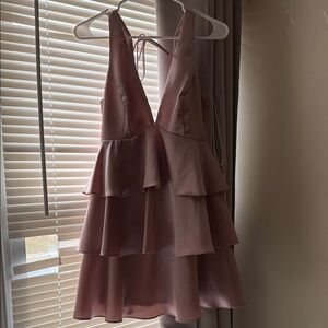 Champagne Pink Lulus Mini dress